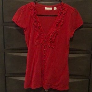 NY & Co Red blouse